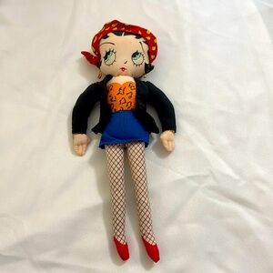 Betty Boop rag doll biker girl